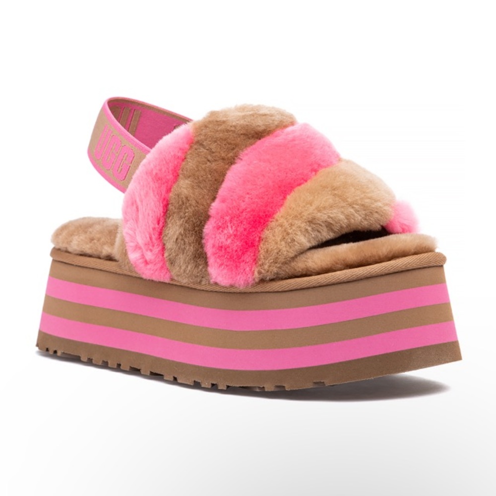 Uggs Women Platform Fur Sandals